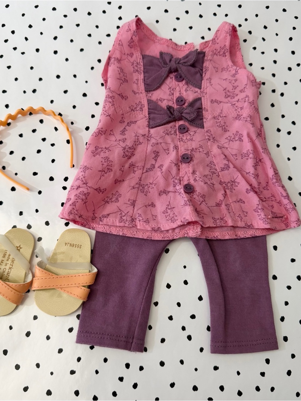 Retired American Girl Blaire's Floral Flair Outfit